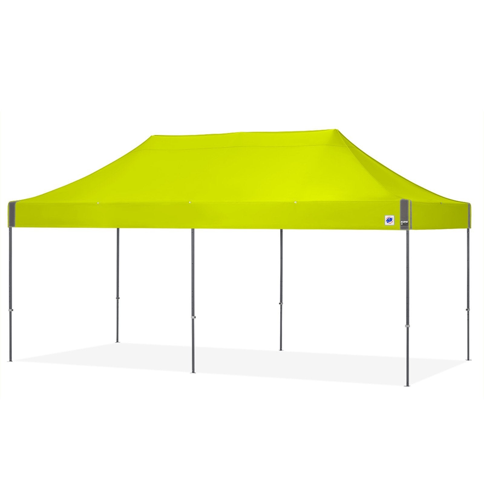 E-Z UP Instant Shelter Eclipse Canopy, 10' x 20', White Steel Frame and Professional Grade White Top