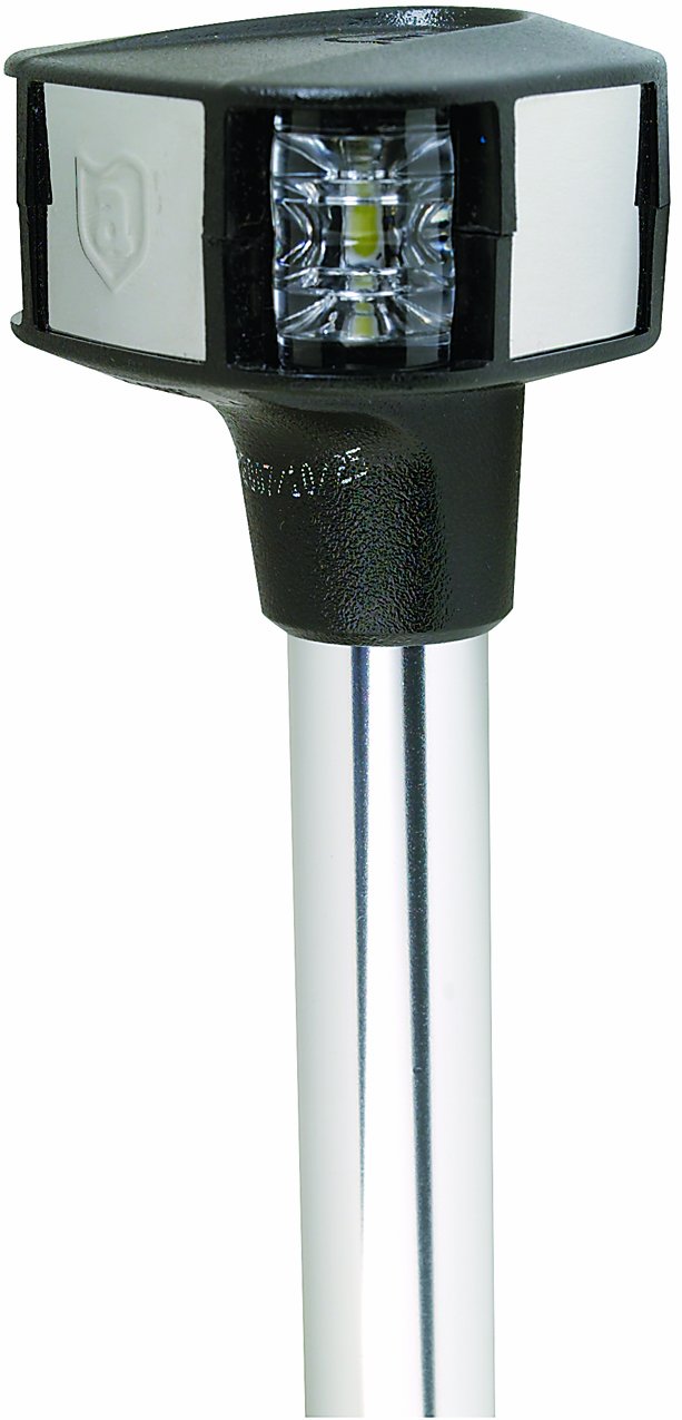 Lightarmor attwood 7812-S-7 Folding 12-Inch LED 3 Nautical Mile Masthead/Anchor Light, Silver