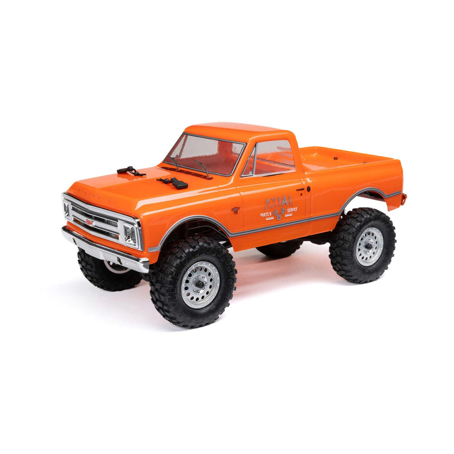 Axial 1/24 RC Truck SCX24 1967 Chevrolet C10 4WD RTR (Comes with Everything Needed to Run), Orange, AXI00001V2T3