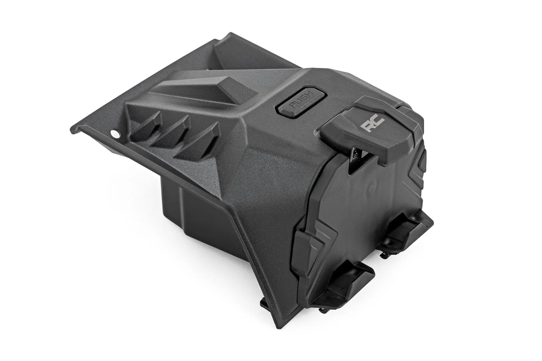 Center Console Storage Box Rough Country with Phone Tablet Holder for Polaris Ranger UTV