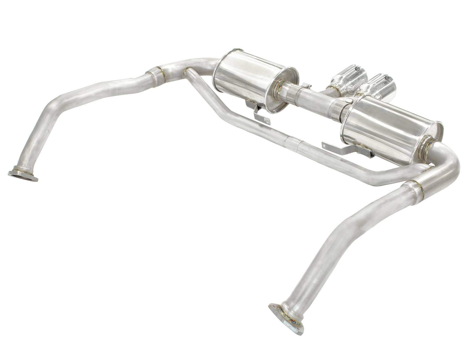 aFe 49-36409 Cat-Back Exhaust System Elite 304 Stainless Steel with Tip Assembly for Porsche Boxster S H6-3.4L Engine