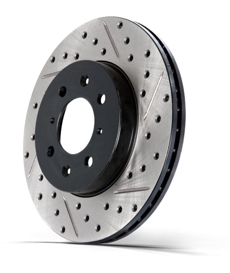 StopTech 227.65112R Drilled & Slotted Select Sport Rotor, Right