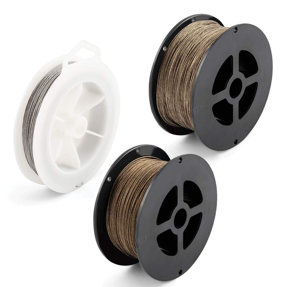 Braided Cannon Downrigger Cable for Boat Trolling – 150 Lb. Test, 400 Ft.