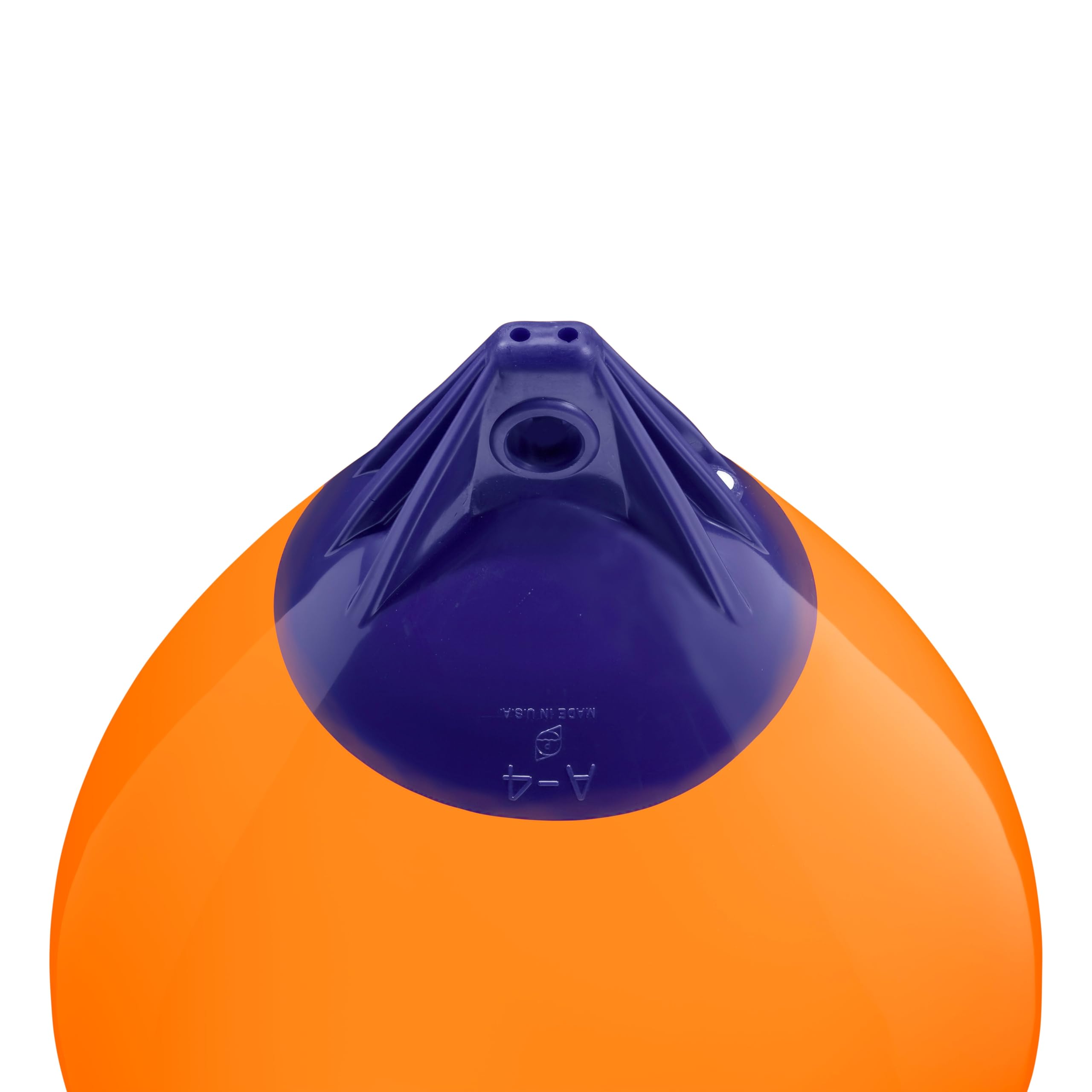 A-4 Standard Blue Ropehold - Orange Polyform A-Series Buoy