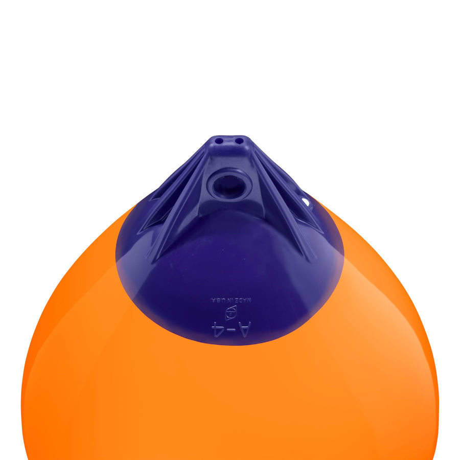 A-4 Standard Blue Ropehold - Orange Polyform A-Series Buoy