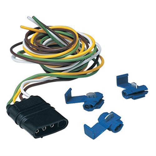 4-Wire Flat Trailer End Kit Hopkins - 48" Wires