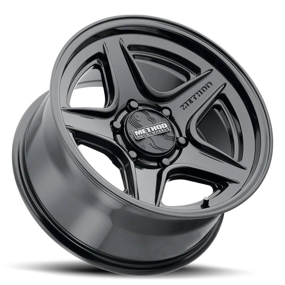 Black Method Race Wheels 319 Wheel with Gloss (18 x 8.5 inches /6 x 5 mm, 40 mm Offset)