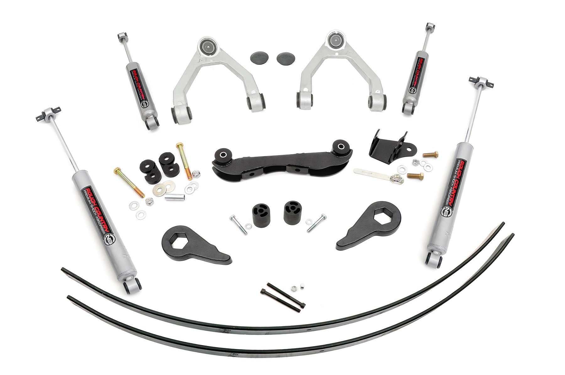 Rough Country 2-3" Lift Kit for 88-98 C1500/GMC Chevy/K1500 Truck/SUV - 17030