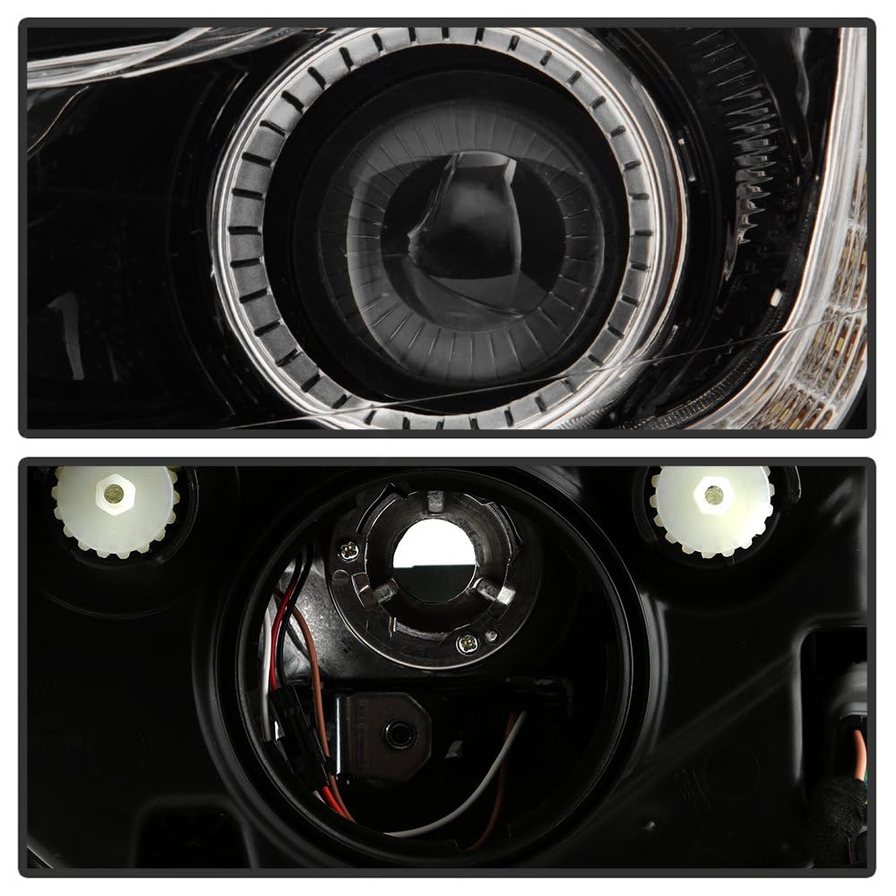 Chevy Trax Spyder (POE) Crystal (w/Adapter fit on Halogen Model) w/LED DRL Projector Headlight - Low Beam-HB3(Not Included) ; High Beam-HB3(Not Included) ; Signal-WY21W(Included) - OE Black