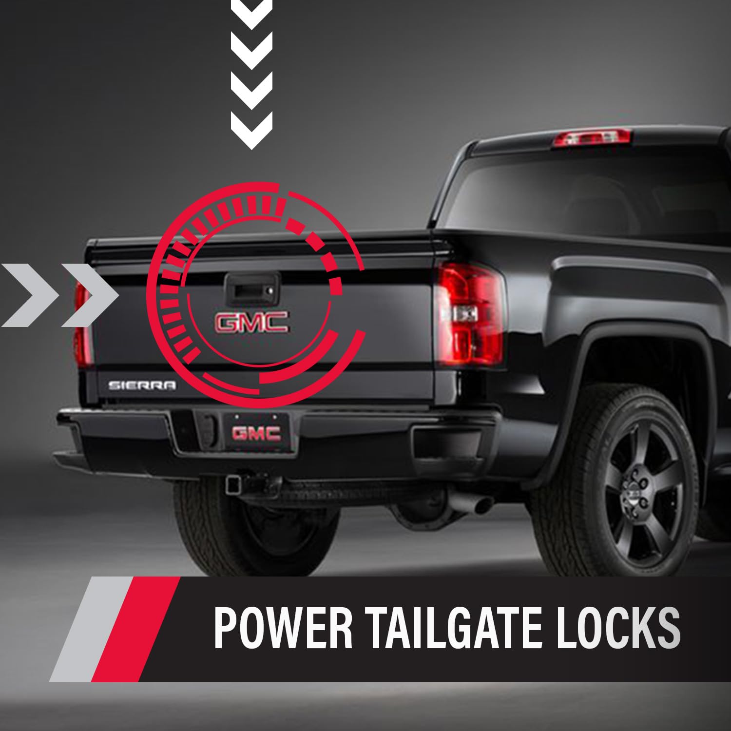 Power Tailgate Lock – Pop & Lock for Chevrolet Silverado 1500 and GMC Sierra 1500 - Fits Model 2007 to 2013 (PL8120Q)