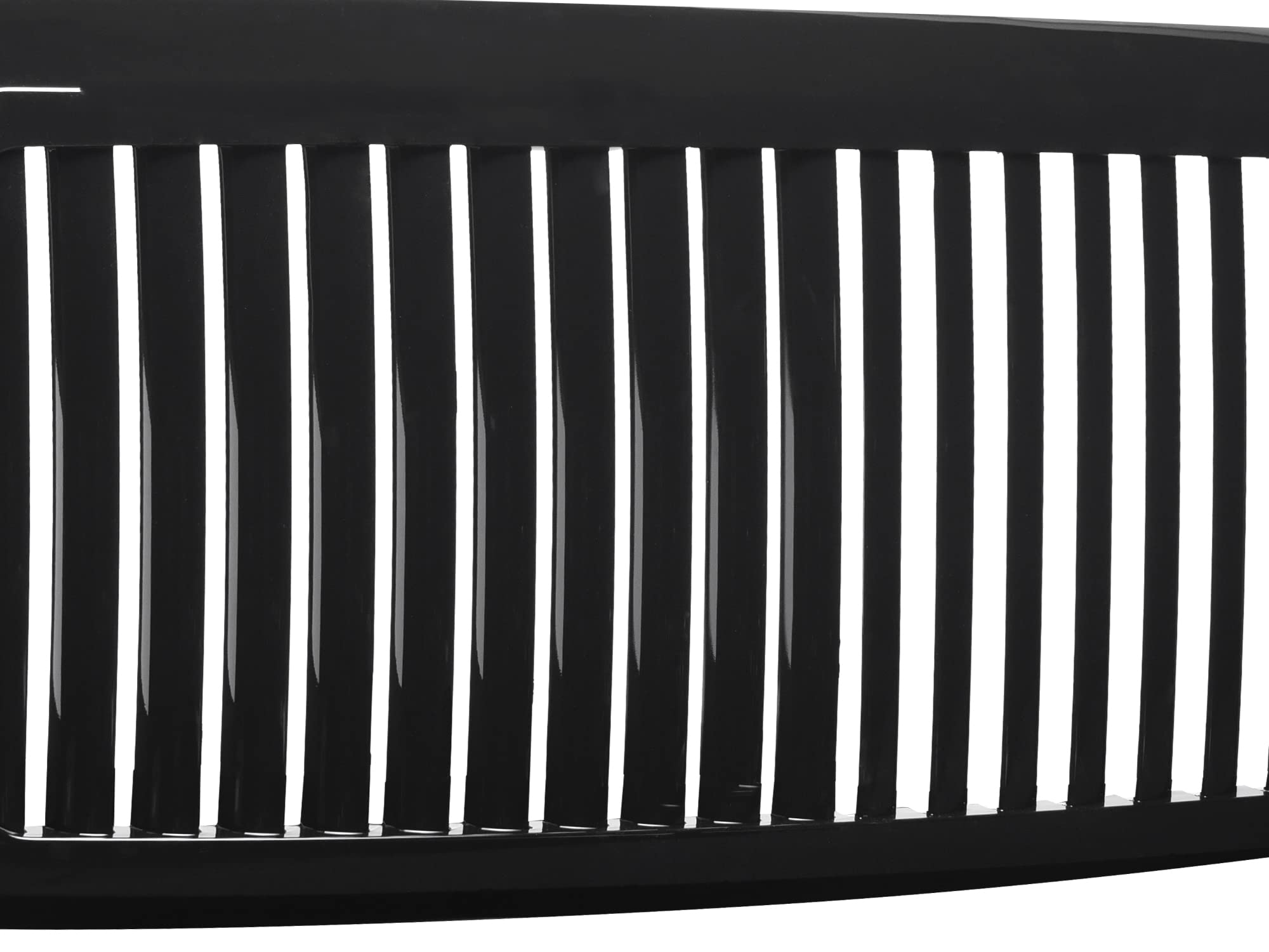 Vertical Front Hood Grille Armordillo USA - Gloss Black Fits 2011-2016 Ford F250 F-250 / F350 F-350 / F450 F-450 Super Duty