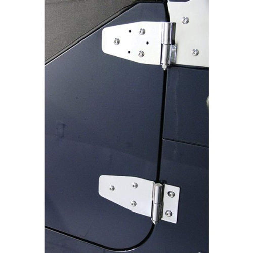 Door Hinge Kit Rugged Ridge for Jeep Wrangler YJ | Stainless Steel, | 11113.03 | Fits 1994-1995 Jeep Wrangler YJ