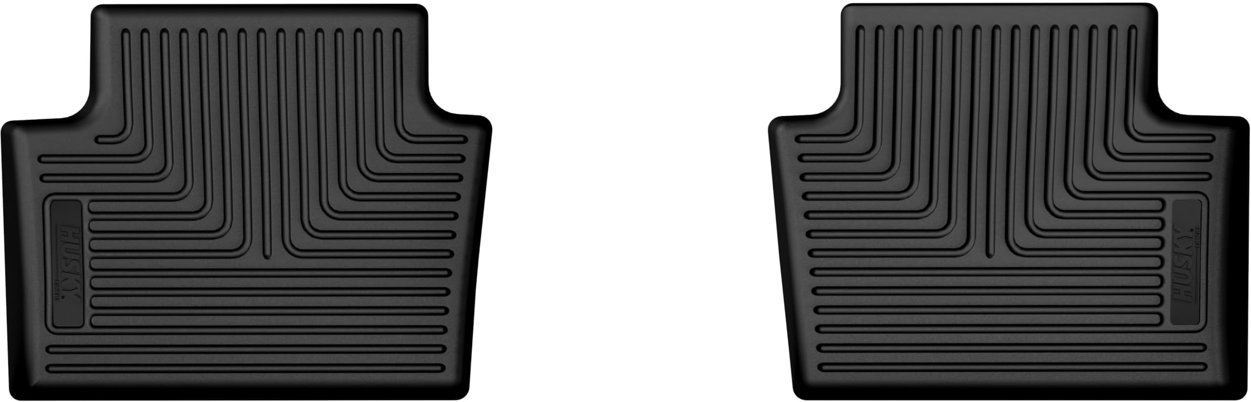 Husky Liners Floor Mats X-act Contour | Fits 2022-2025 Mazda CX-30 | 2nd Row, 2-pc Black - 50421