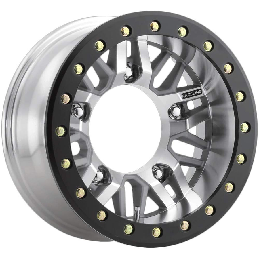 Raceline Ryno RT RT291M Black Wheel with Machined (15 x 1. inches /1 x 1 mm, 1 inches Offset)