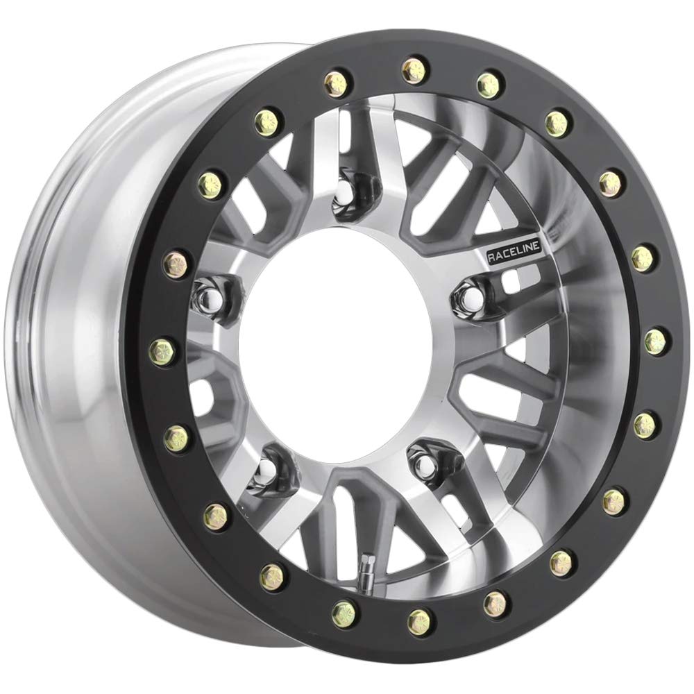 Raceline Ryno RT RT291M Black Wheel with Machined (15 x 1. inches /1 x 1 mm, 1 inches Offset)