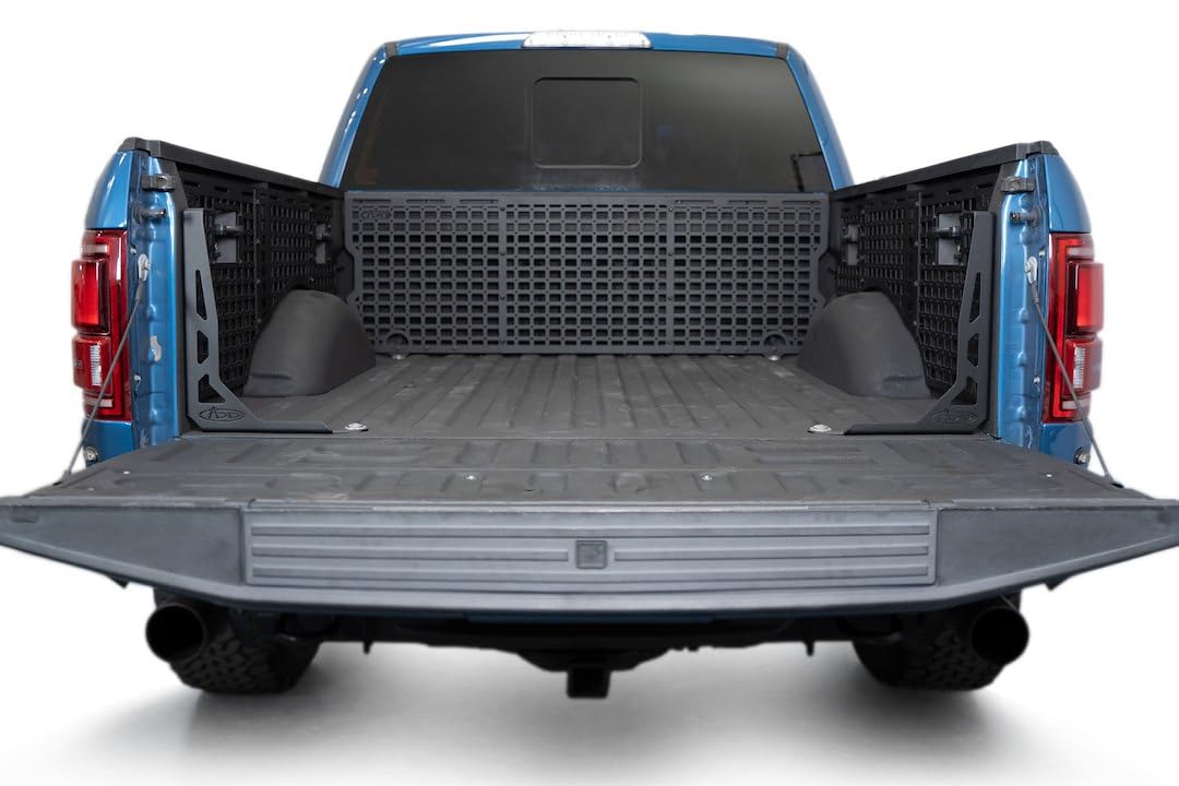 Molle Panels Bed Cab for The 2015-2020 Ford F-150 & 2017-2020 Ford F-150 Raptor | Molle Pattern Offers Diverse Mounting Solutions | Made in The USA | Addictive Desert Designs (Passenger Side)