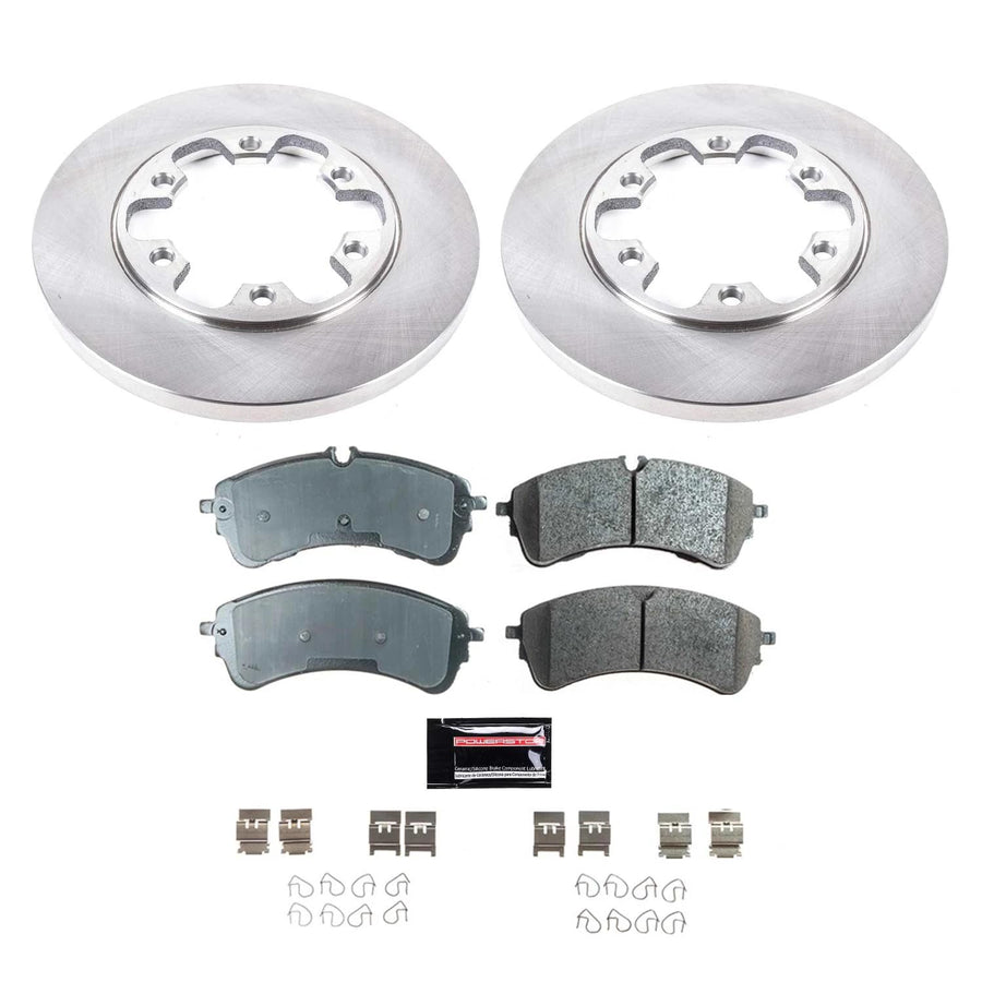 Power Stop KOE8539 Rear Brake Kit-OE Brake Rotors & Ceramic Brake Pads For Ford Transit-350 HD 2020-2023 [Model Specific]