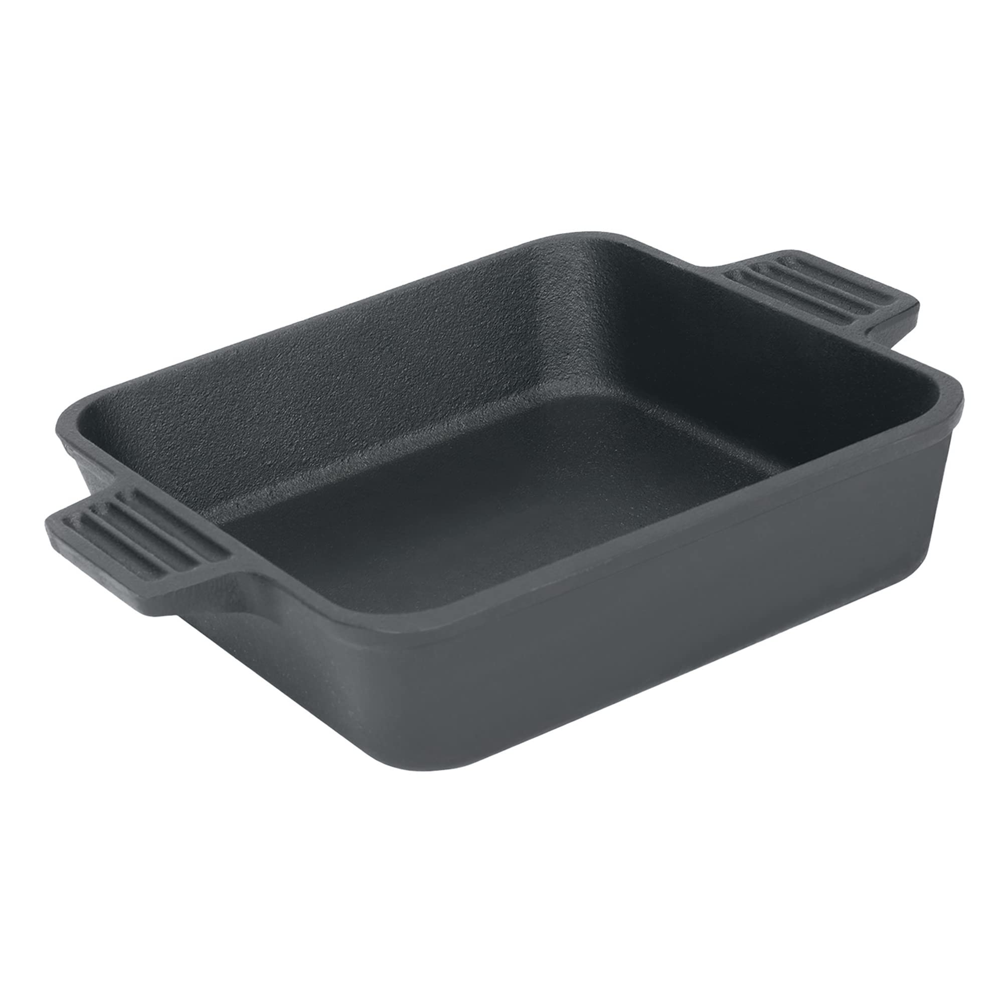 Bayou Classic 7472 Cast Iron Square 8-in Cake Pan Ideal For Baking Cornbread Biscuits Cobbler and Deep Dish Pizza