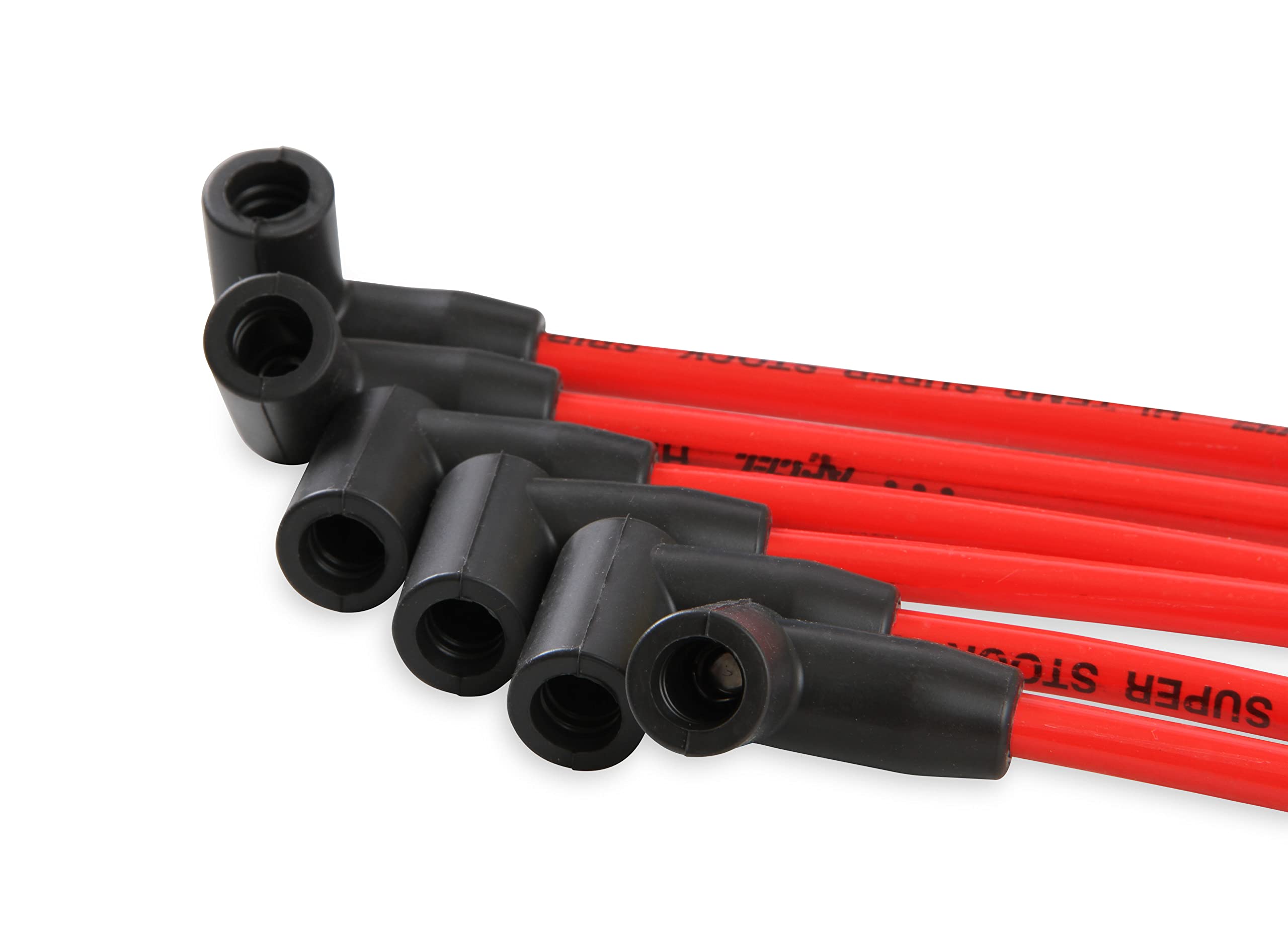 Spark Plug Wire Set ACCEL 5129R - Super Stock Spiral Core 8mm - Black
