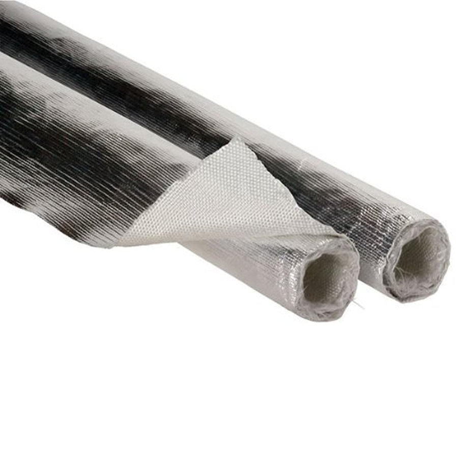 Heatshield Products 721202 HP Heatshield Mat 0.030" Thick x 24" x 24" (With Adhesive), Silver/Aluminum