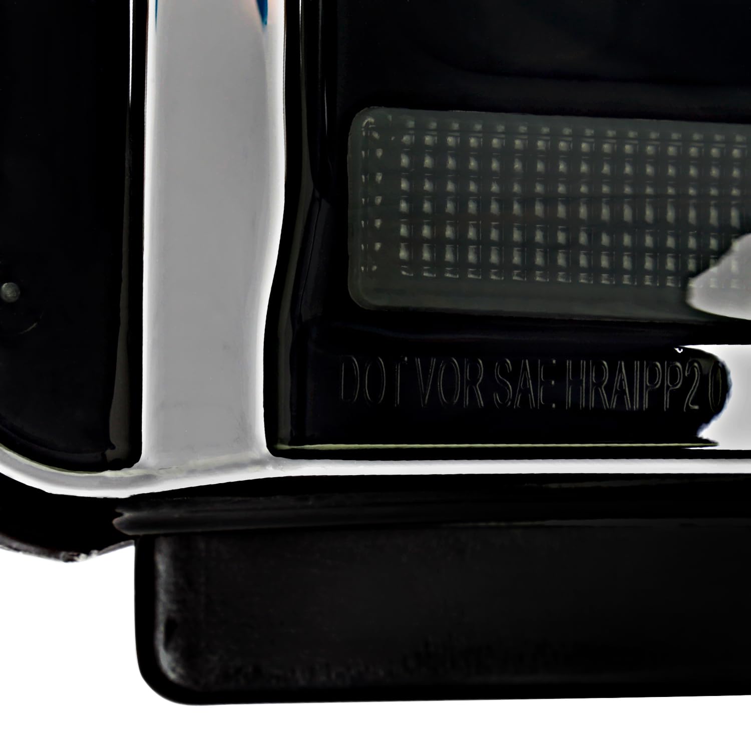 Black Smoke SPEC-D TUNING Projector Headlights with Sequential LED Turn Signal Light Strips Compatible with 2008-2010 Ford F-250, F-350, F-450, F-550 Super Duty, Left + Right Pair Headlamps Assembly