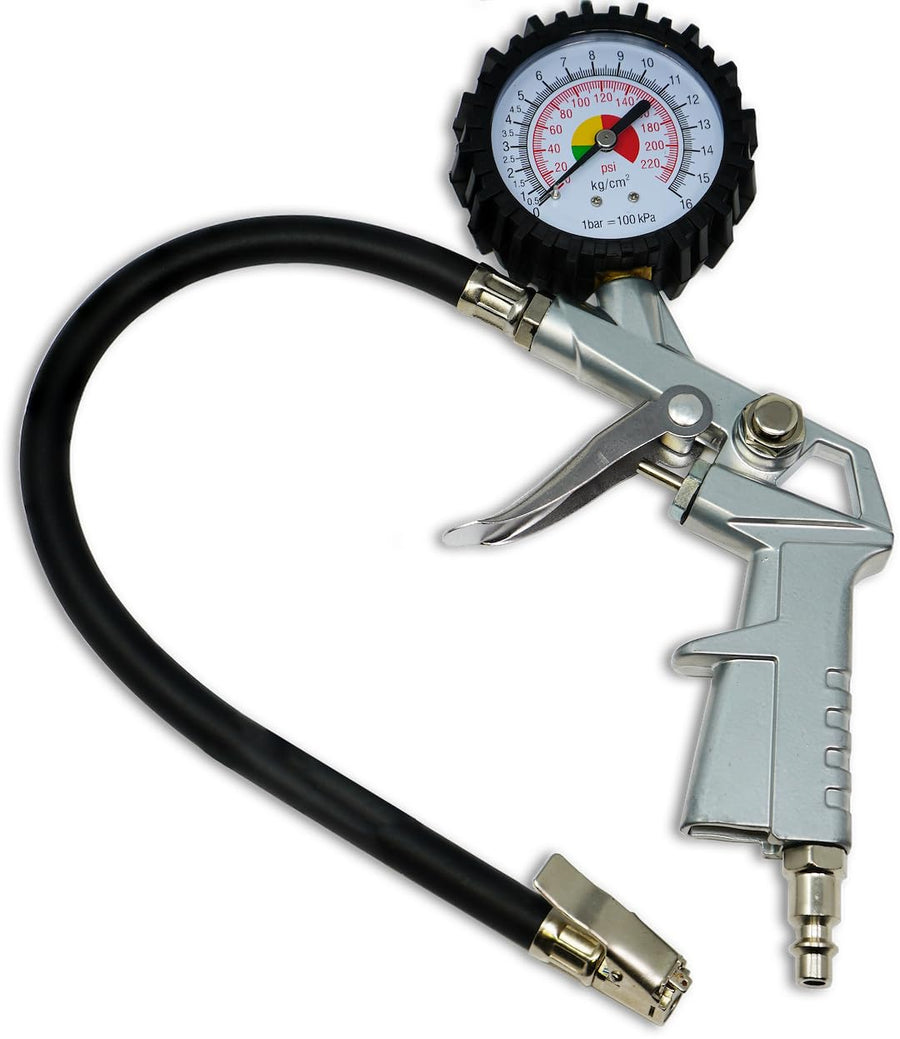 Mechanical Dial TireMinder Inflator Gauge