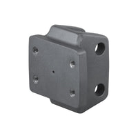 CURT Rebellion XD Adjustable Cushion Hitch Pintle Mount Attachment, Shank Required, Black