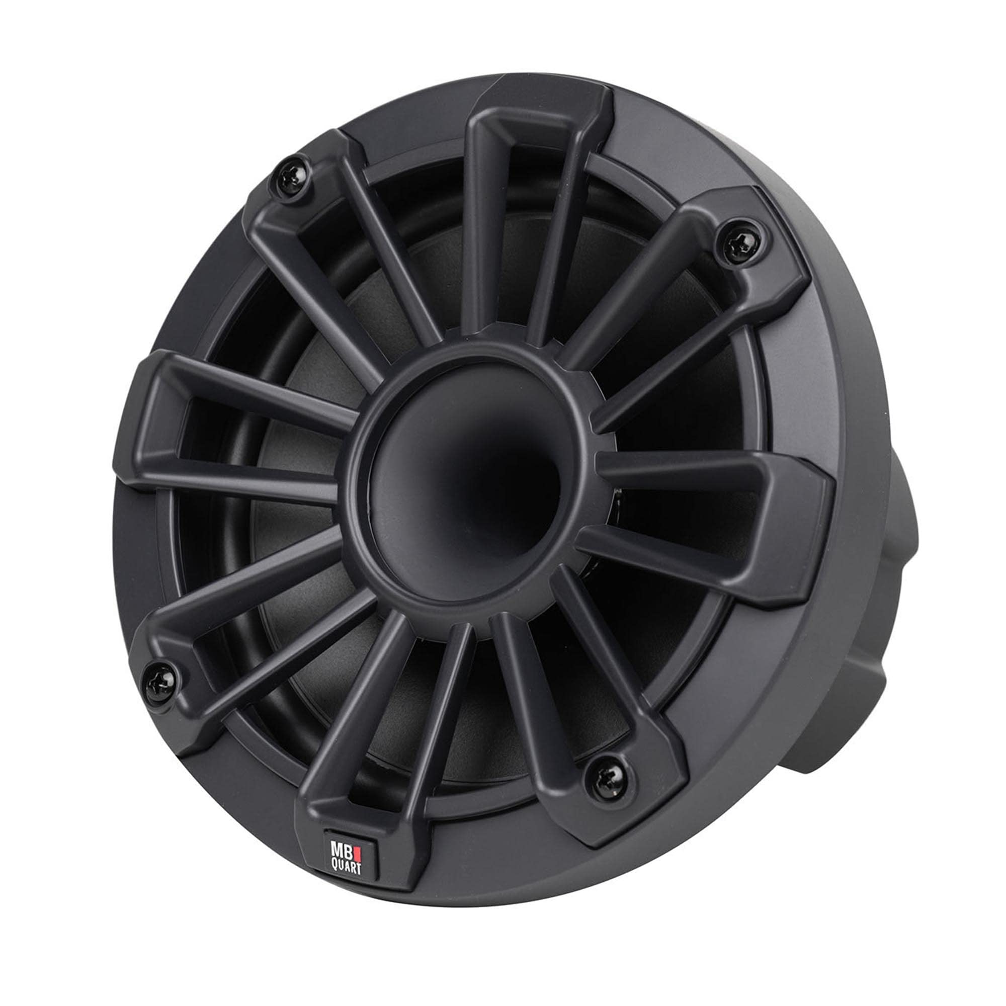 Nautic MB Quart NH2-116 6.5 Inch Marine Compression Horn Speakers. Black, Silver and White Grills Included