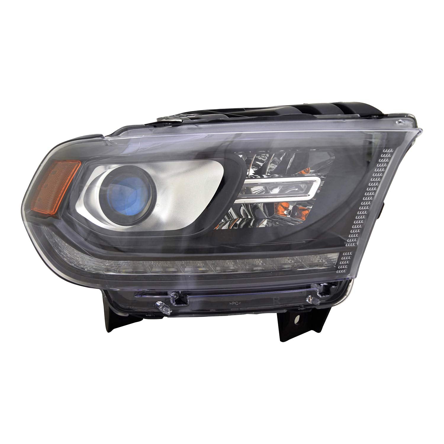 Right TYC Headlight Assembly Compatible with 2016-2020 Dodge Durango