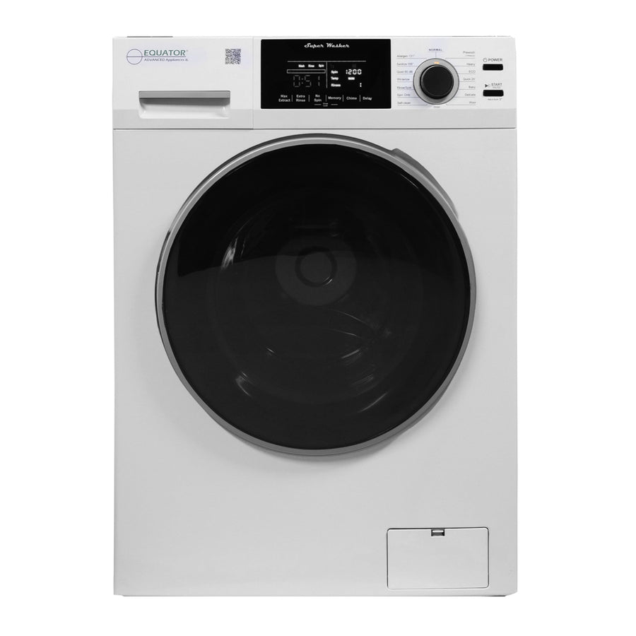 Equator 1.9cf/18lbs Super Washer Winterize1400RPM White 110V