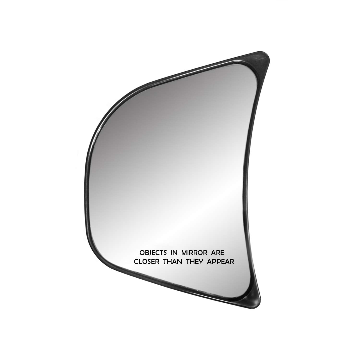 Left-Hand K Source 80722GLH Glass Assembly for Snap & Zap 80720 – Flat-Lens Replacement Side View Mirror Glass