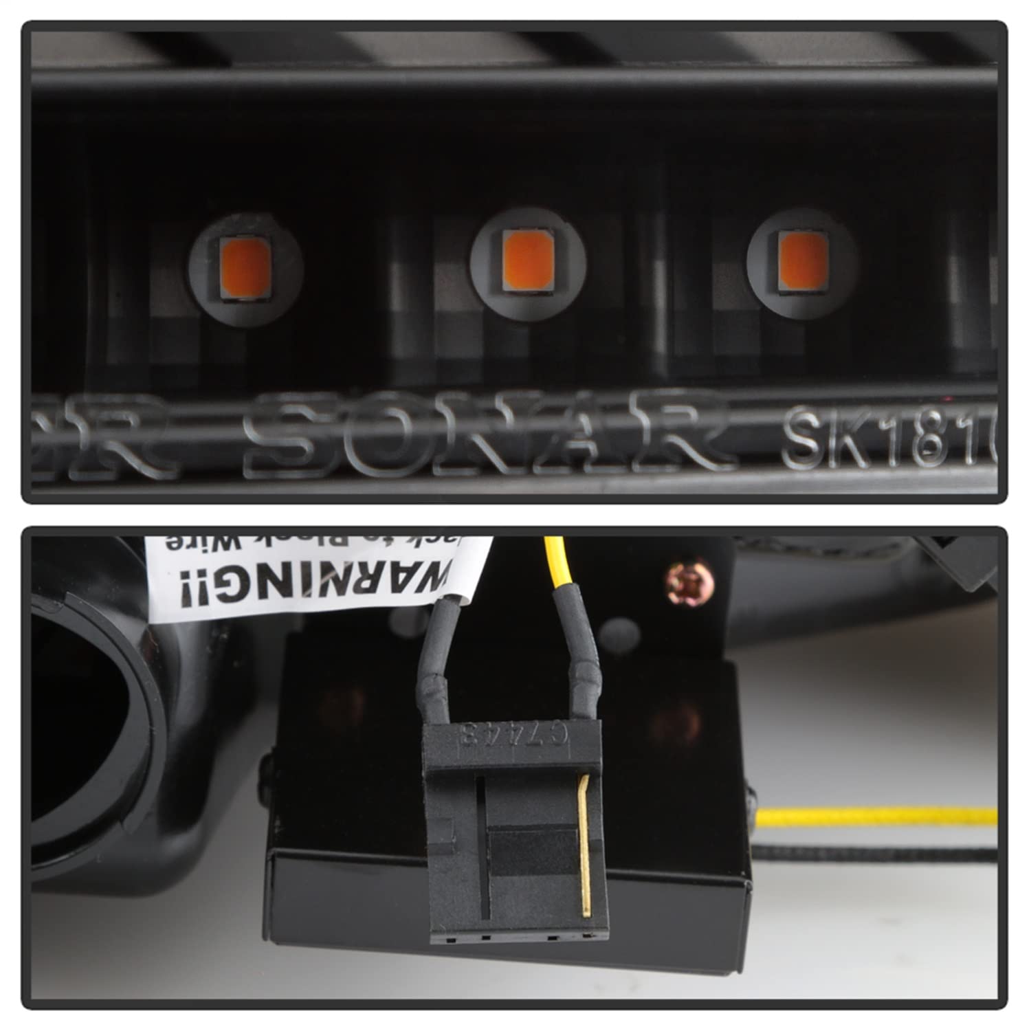 Front Bumper Spyder (ALT-YD-ML08V2-SEQ-BK)
