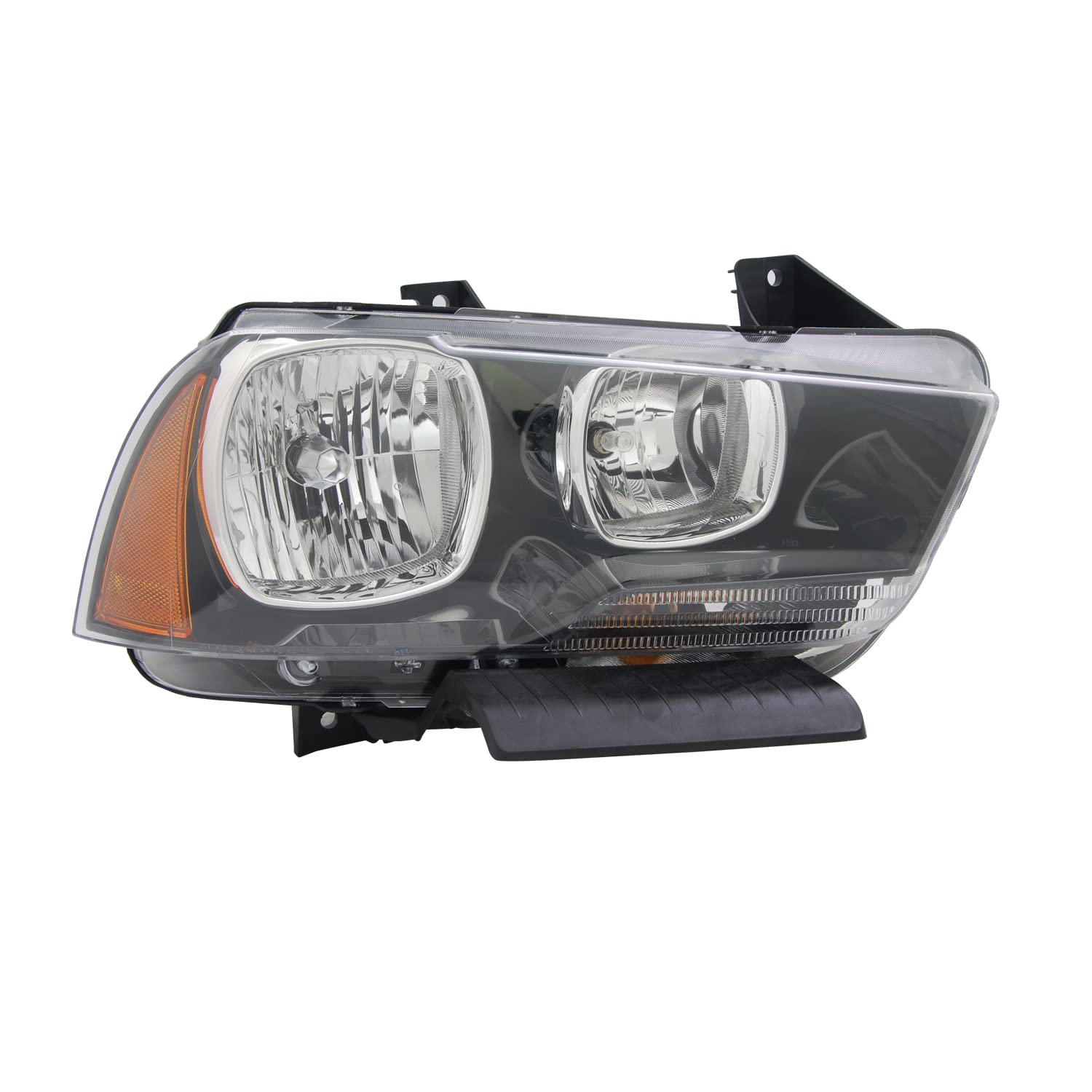 Right TYC Headlight Assembly Compatible with 2011-2014 Dodge Charger
