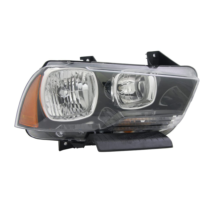 Right TYC Headlight Assembly Compatible with 2011-2014 Dodge Charger