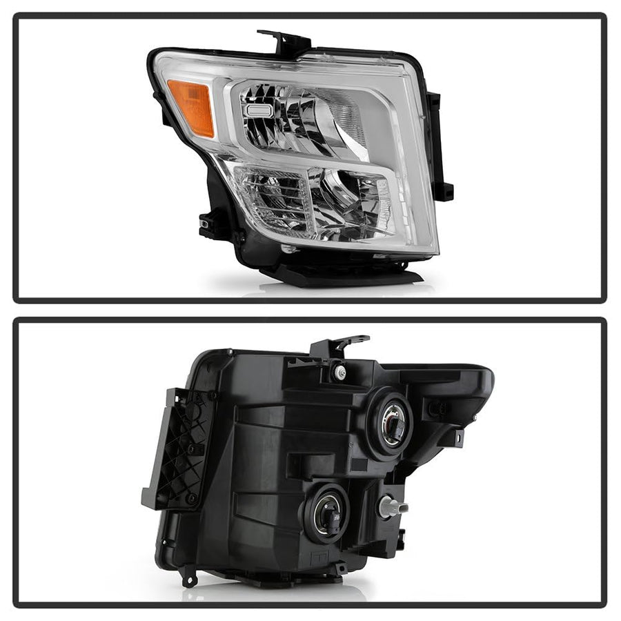 ( OE ) Nissan Titan 2016-2024 Passenger Side Headlight Halogen only ( Do Not Fit Factory LED Headlight Model ) - Low Beam-H11(Included) ; High Beam-HB3(Included) ; Signal-7444NA(Included) - OEM Right
