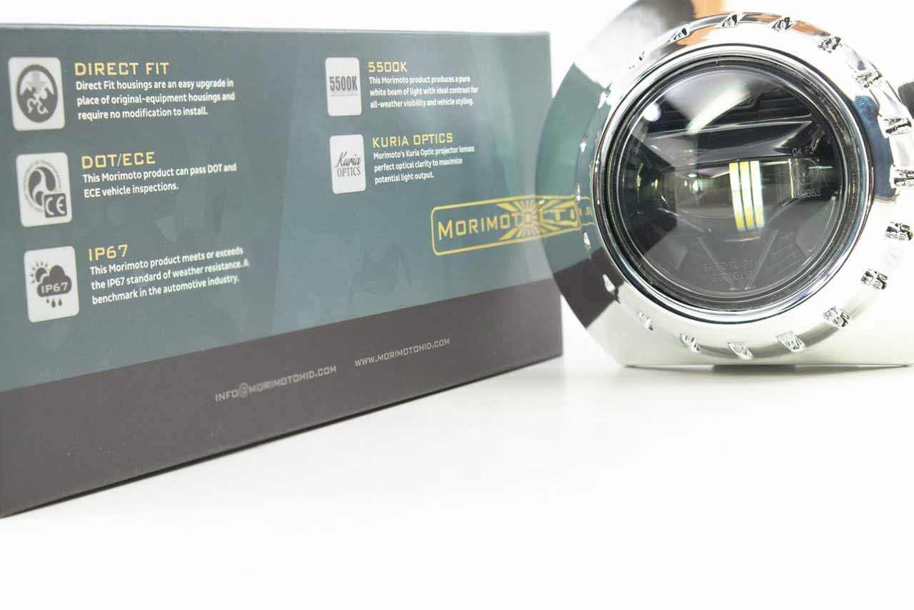 Morimoto LF060 Lighting 2x (One Pair) XB LED Type U Fog Lights Universal