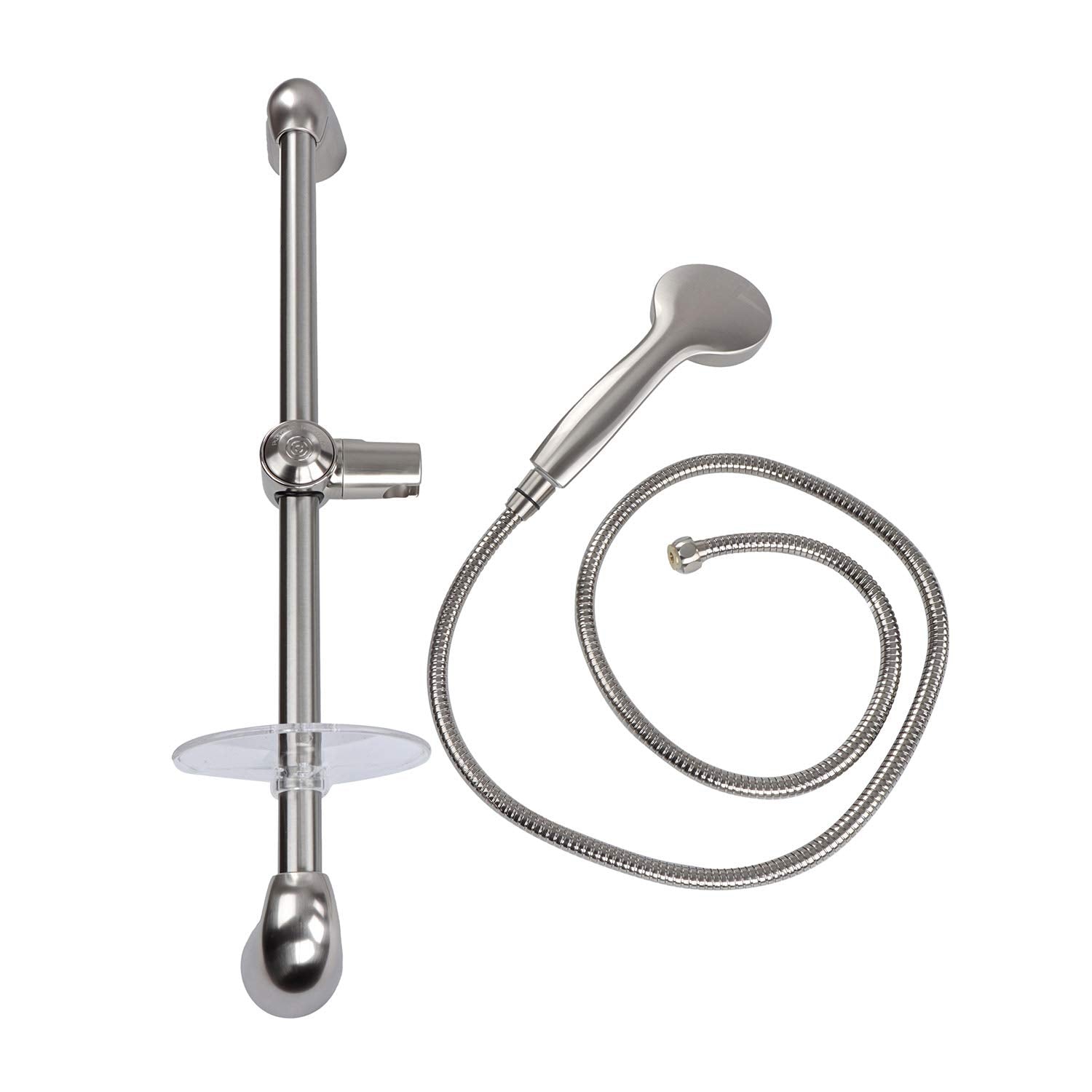 Empire Faucets 21" Durable Metal SLDBR-2MTL-BN-A RV Shower Slide Bar - Brushed Nickel
