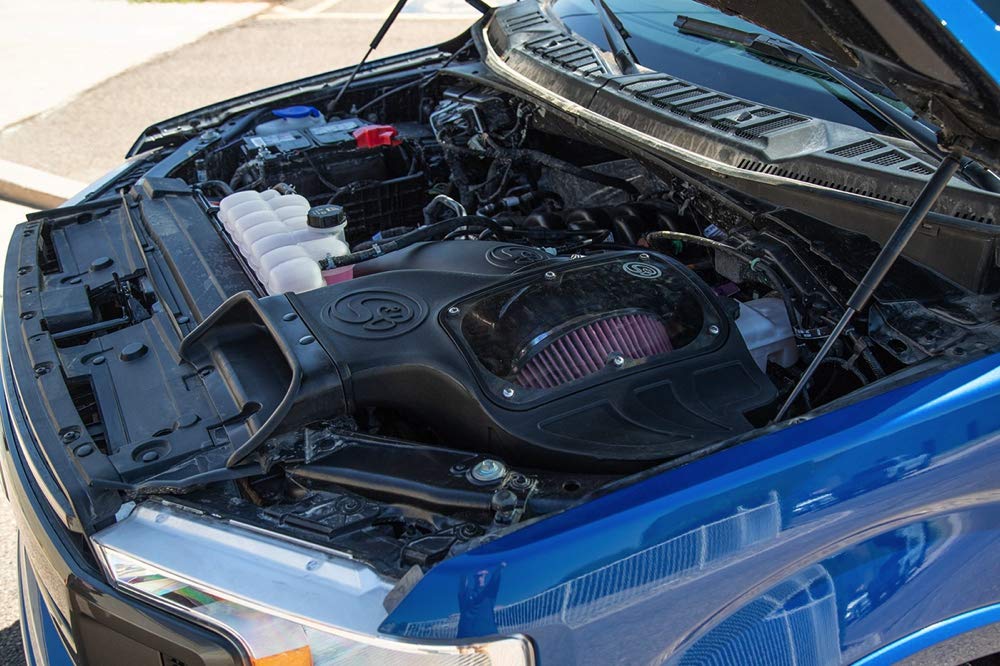 Cold Air Intake S&B Filters 75-5123 For 2018-2019 Ford F-150 5.0L (Oiled Cleanable, 8-ply Cotton Filter)