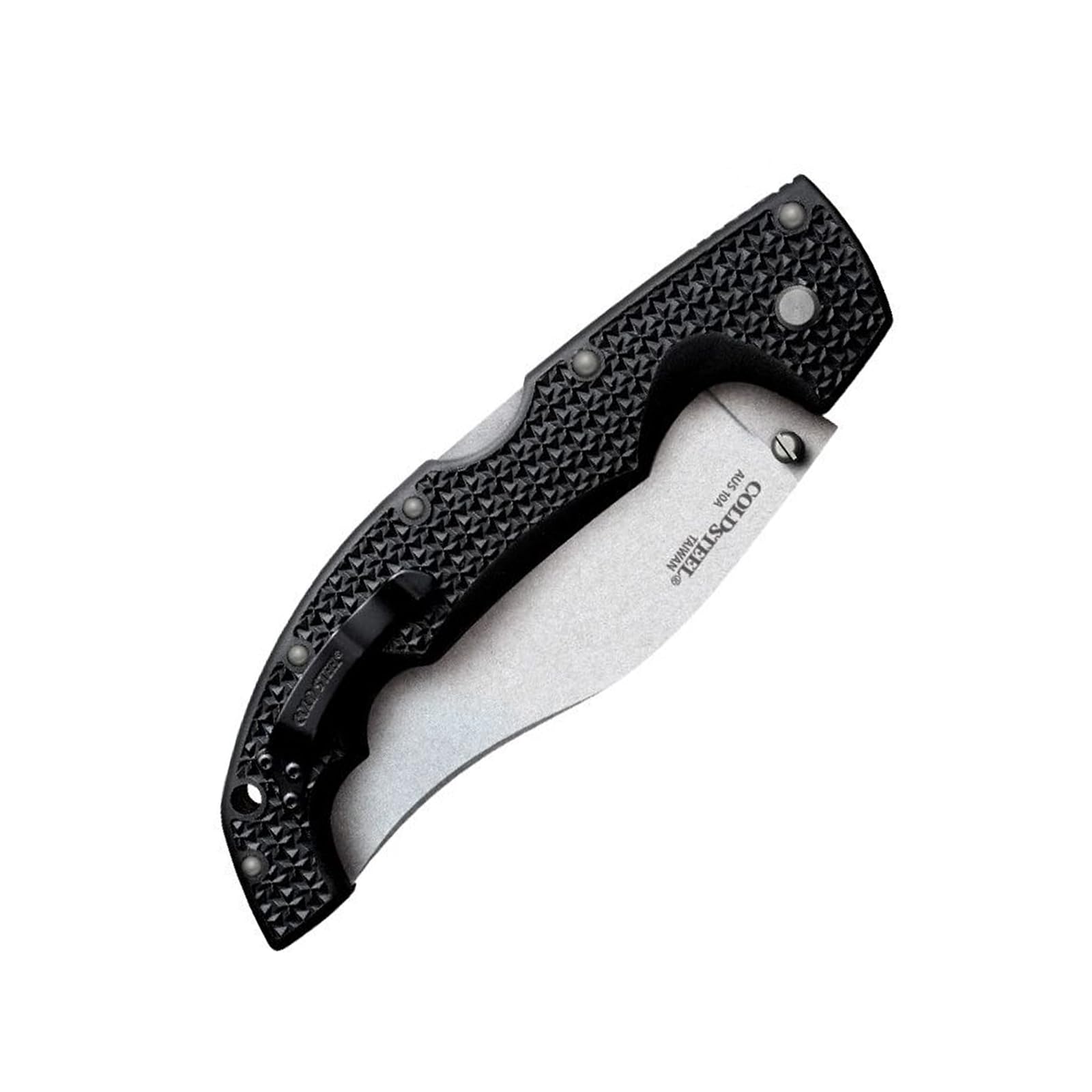 Cold Steel Vaquero XL Voyager 5.5" AUS10A Kukri Serrated Edge Razor-Sharp Blade 6.75" Griv-Ex Handle Everyday Carry Tactical Folding Knife