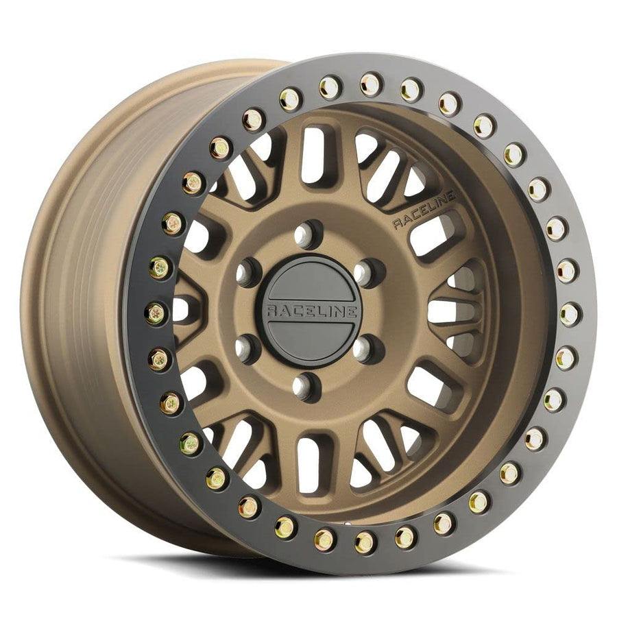 Raceline RT951BZ Wheels Ryno BEADLOCK Black Wheel with Titanium (17 x 9. inches /1 x 1 mm, 38 mm Offset)