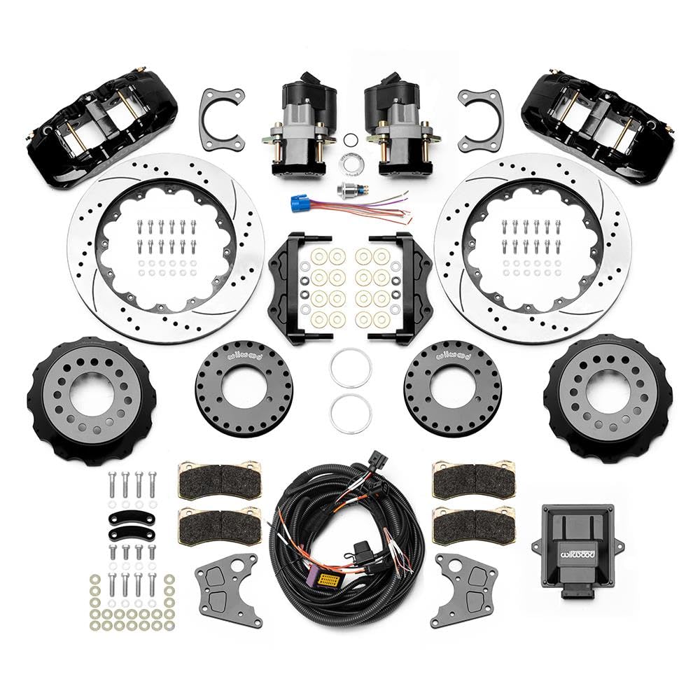 Wilwood Superlite Narrow 4R Rear P-Brk Kit AERO4 14in Rotor Big Ford 2.5in Off - SRP