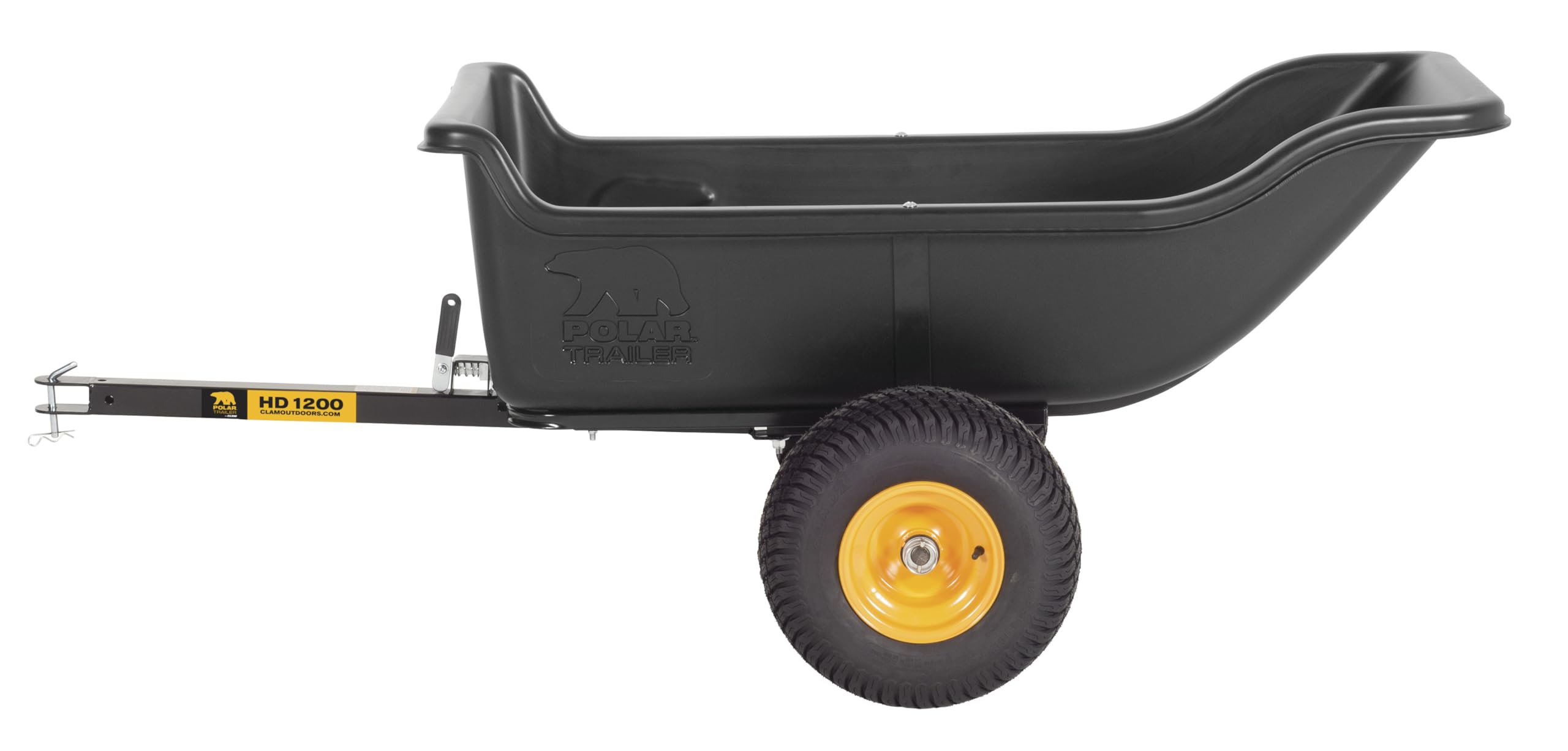 HD 1200 Polar Utility Cart – 1200 lb Capacity Heavy-Duty Hauling Cart with Tilt & Pivot Frame, Wide-Track Tires & Quick-Release Latch – 8232 Model for Ice Fishing & Outdoor Work
