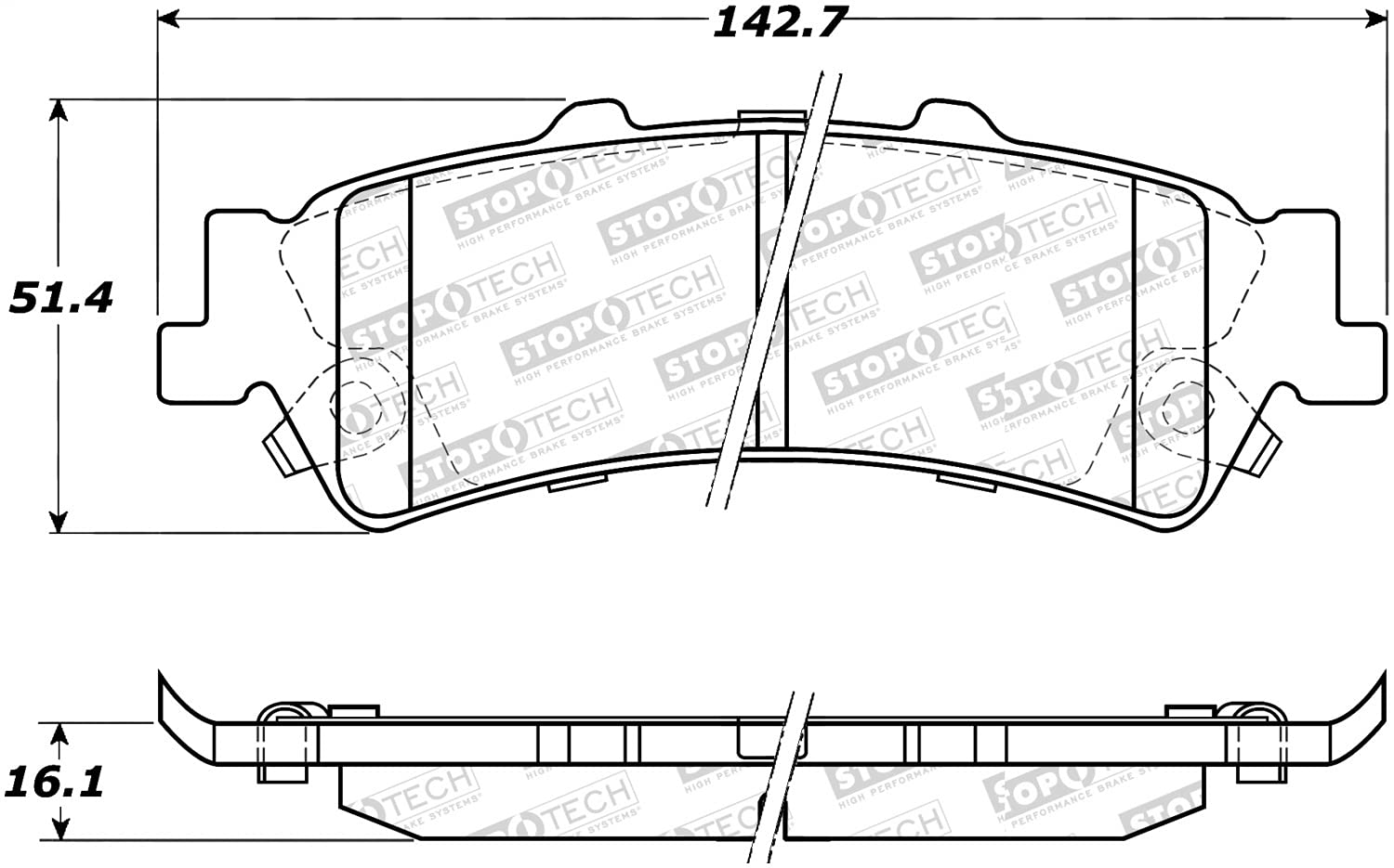 Street Select StopTech Brake Pads 305.07920
