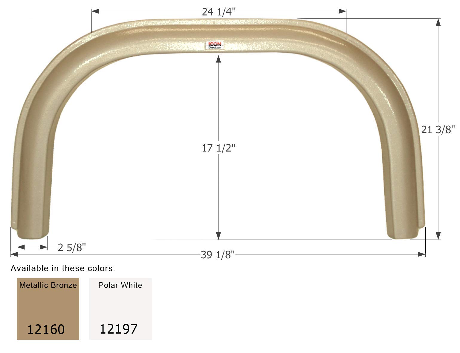Fender Skirt ICON, Single, Fleetwood, FS2160, Metallic Bronze