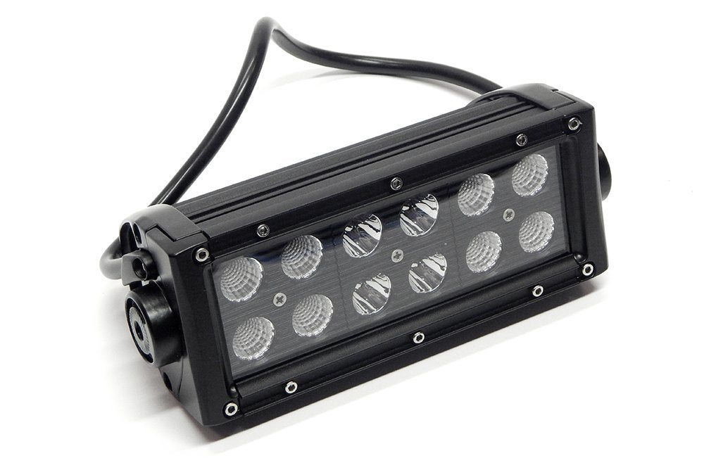 75075 Southern Truck Black 7.5" LED Light Bar (Face Str, Dbl Row, Combo Flood/Beam 36w/DT Harness 79900/3,600 Lumens)