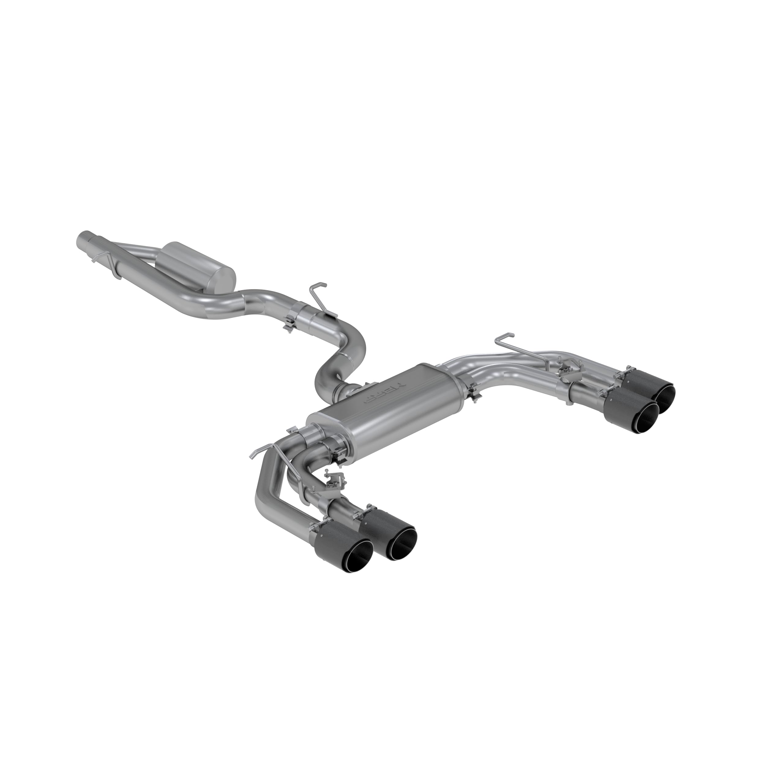 15-20 Audi S3 MBRP T304 Stainless Steel Cat - Active