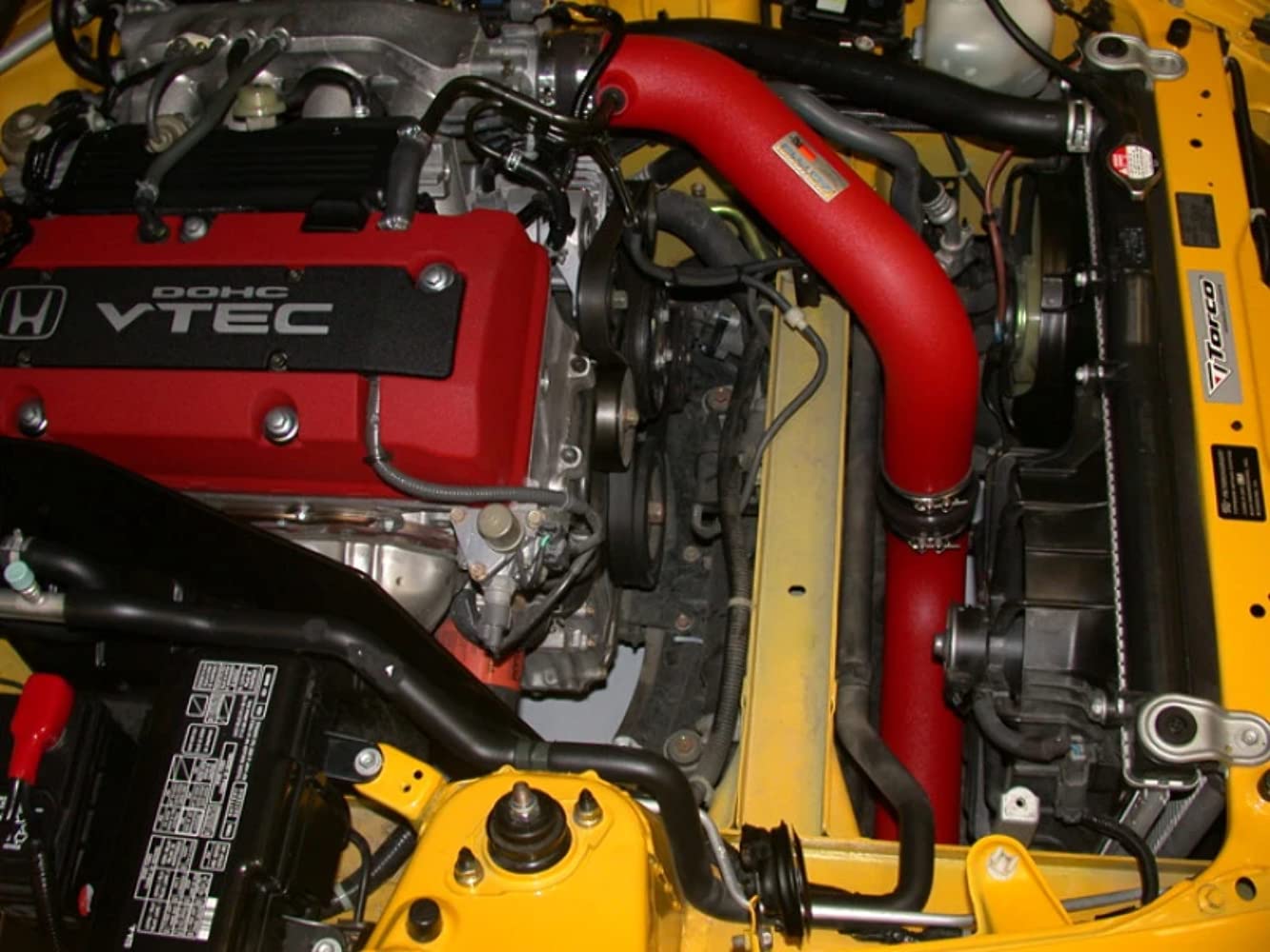 Cold Air Intake System K&N: High-Flow Air-Filter, Increase Performance & Horsepower: Compatible with 1999-2007 HONDA S2000, 69-1040TWR