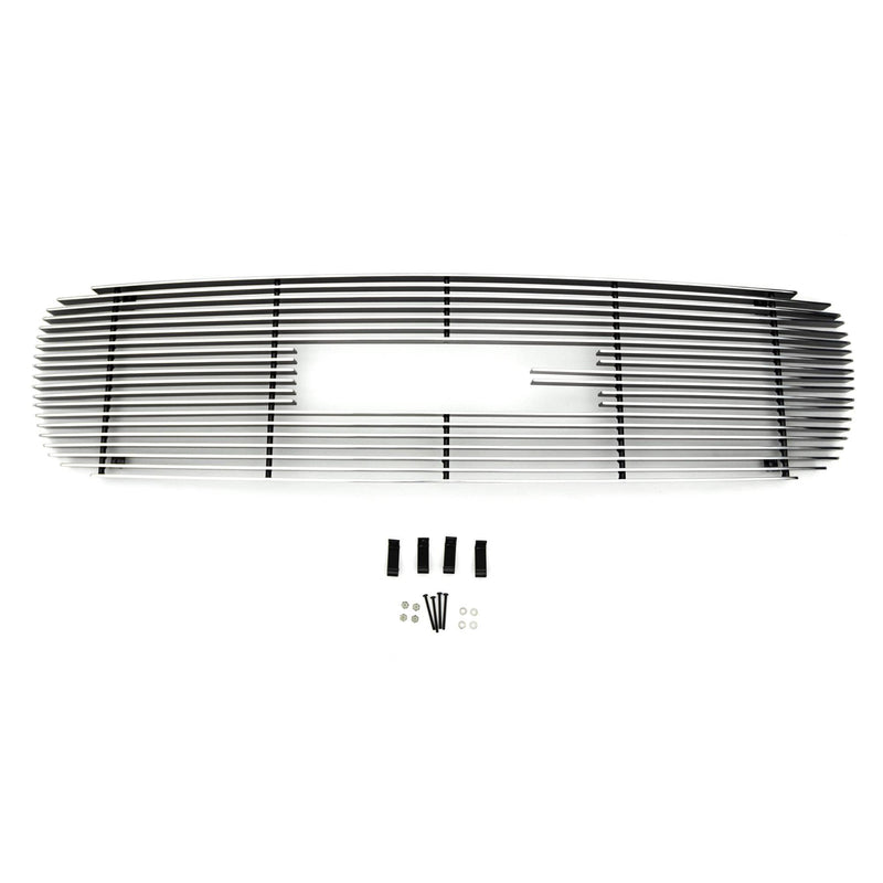 Horizontal T-Rex 21175 Aluminum Polished Finish Billet Grille Overlay for GMC Yukon Sierra