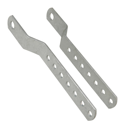 Adjustable CE Smith Keel Roller Brackets - Brackets for Boat Trailer Accessories - Silver