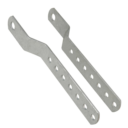 Adjustable CE Smith Keel Roller Brackets - Brackets for Boat Trailer Accessories - Silver